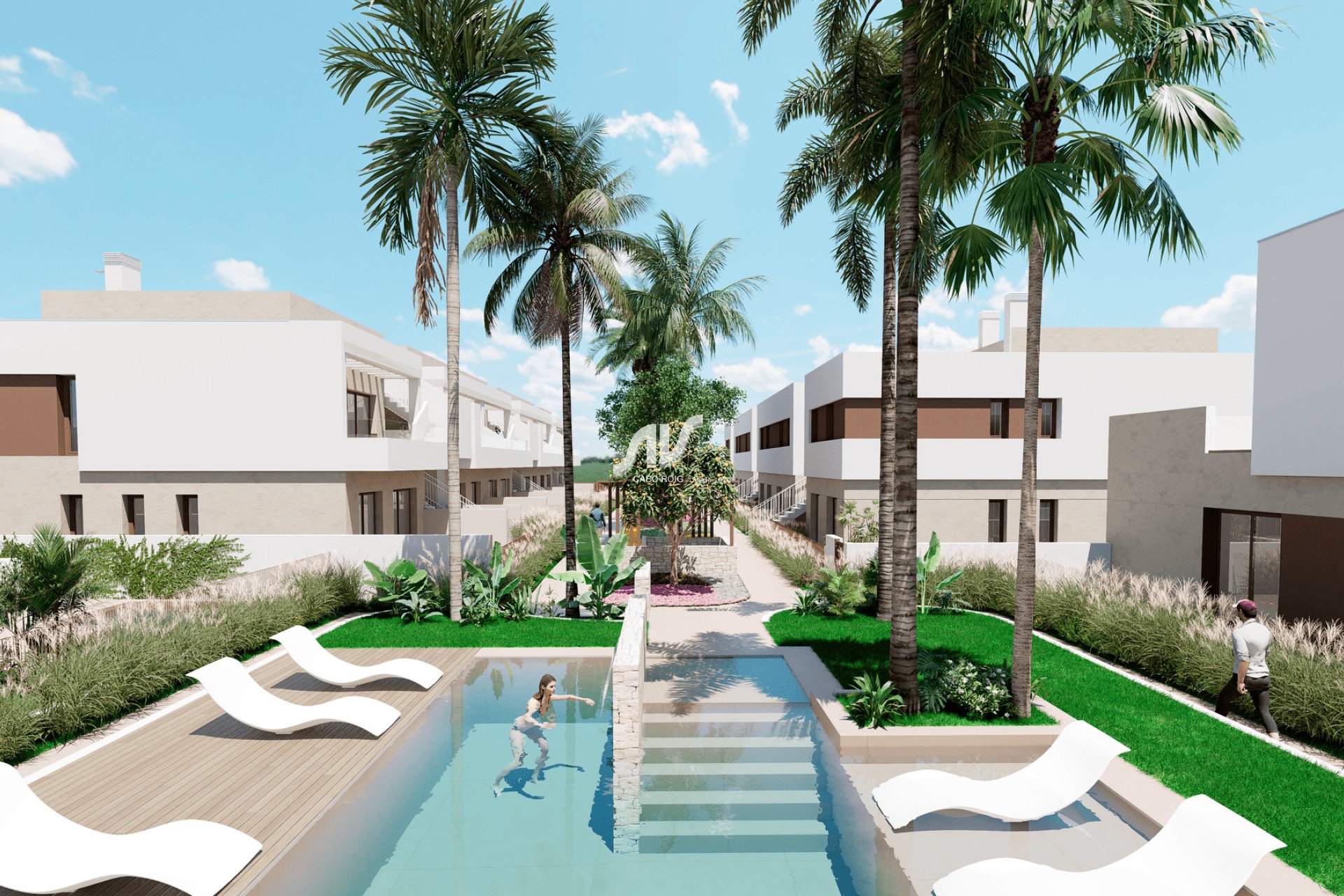 Neubau - Doppelhaushälfte - Los Alcázares