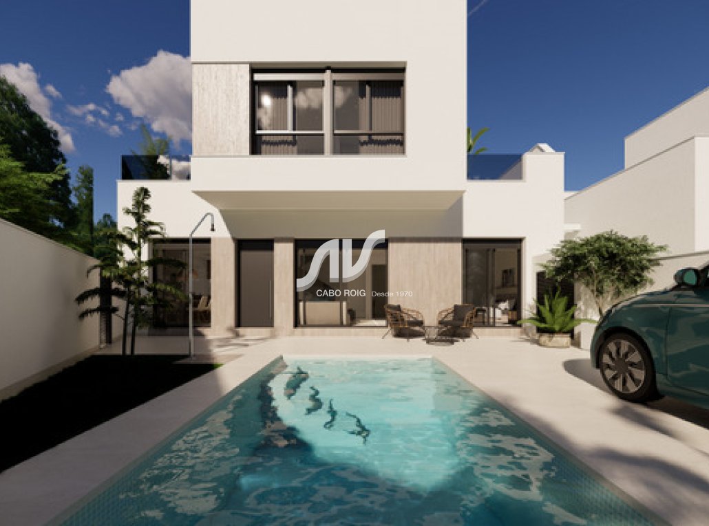 Neubau - Doppelhaushälfte - San Fulgencio