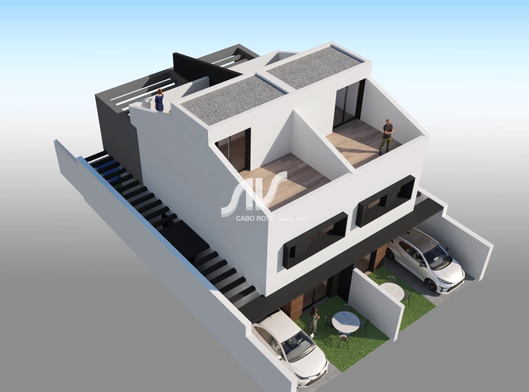 Neubau - Doppelhaushälfte - San Javier