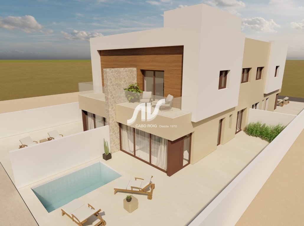 Neubau - Doppelhaushälfte - San Javier