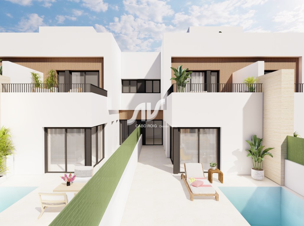 Neubau - Doppelhaushälfte - San Javier