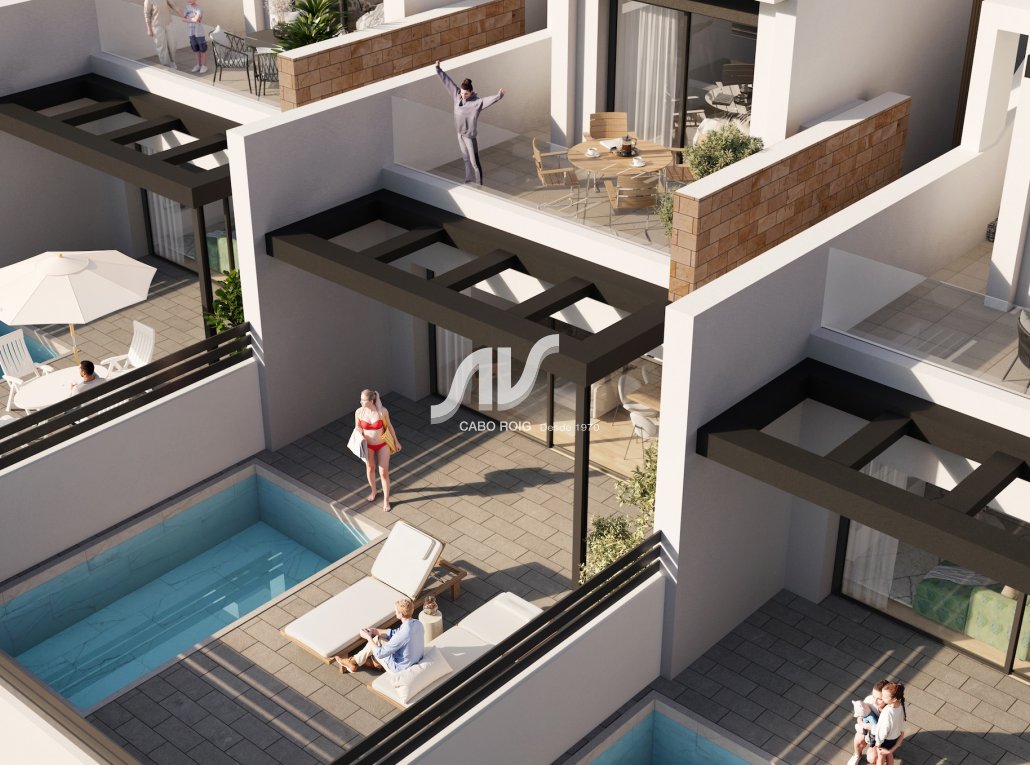 Neubau - Doppelhaushälfte - Torrevieja