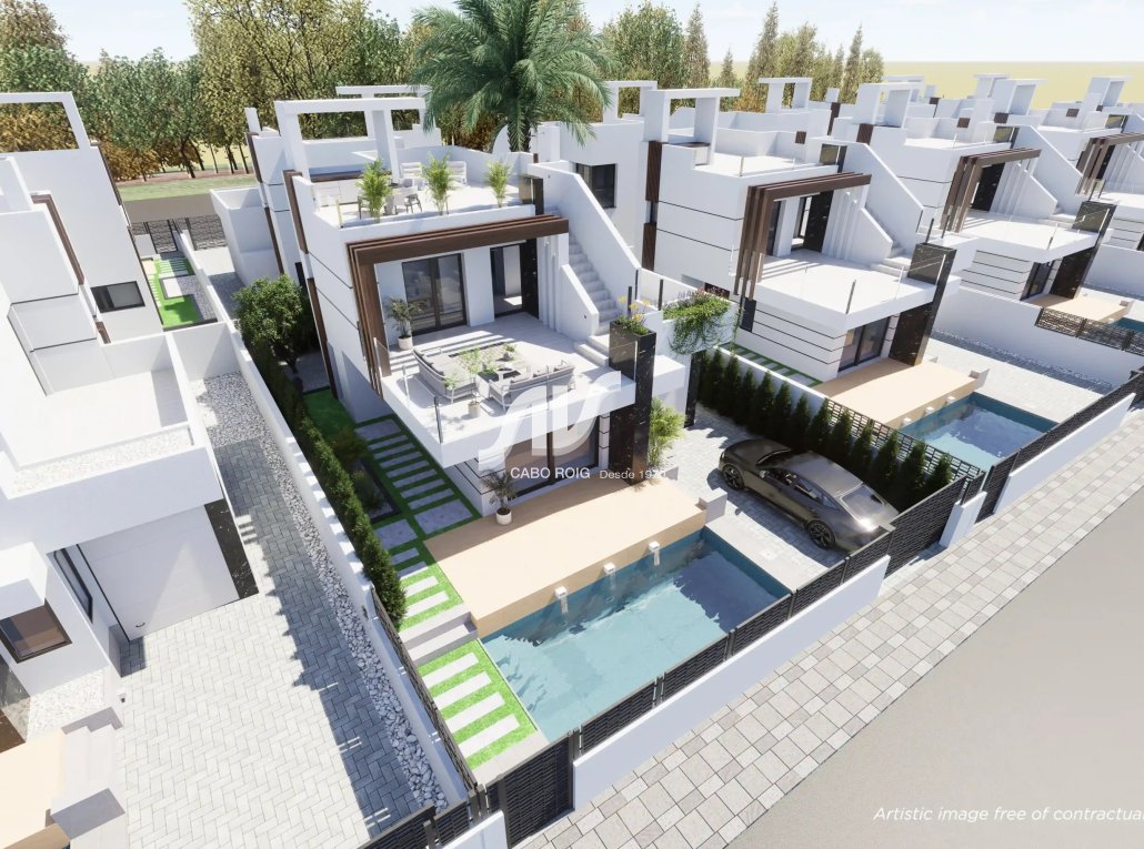 New Build - Semidetached Villa - Los Alcázares