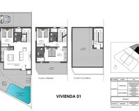 New Build - Semidetached Villa - Pilar de la Horadada
