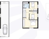 Nuevo - Chalet adosado - Pilar de la Horadada